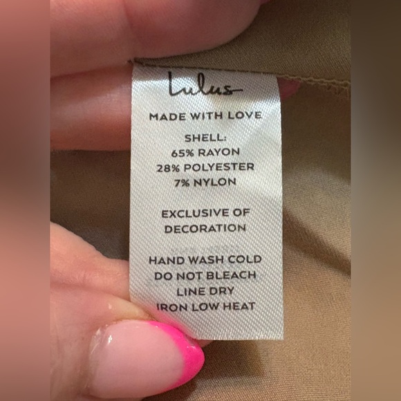 LuLu’s Versatile Energy Khaki Mock Neck Long Sleeve Utility Mini Dress M NWT - Picture 9 of 16